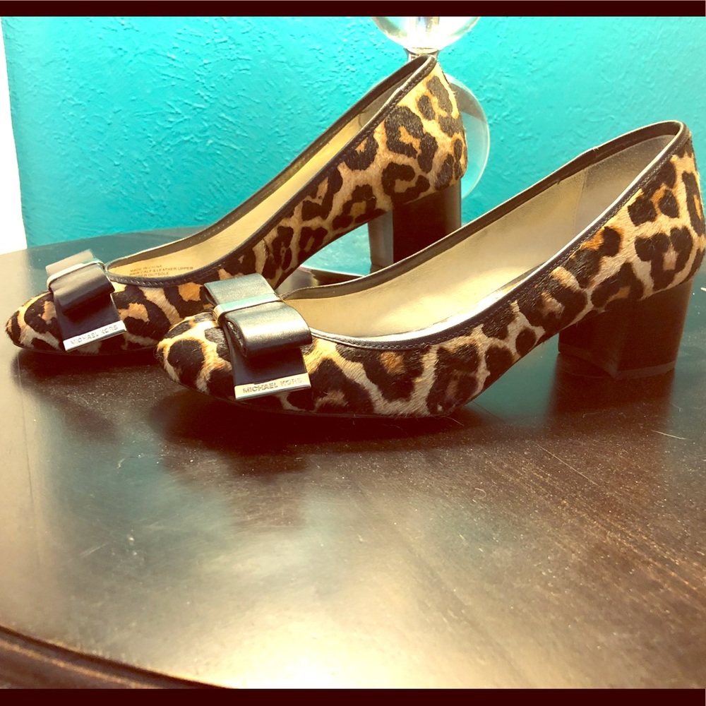 MICHAEL Michael Kors Kiera Leopard pumps 7 1/2